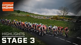 Critérium du Dauphiné 2024 Stage 3  EXTENDED HIGHLIGHTS  642024  Cycling on NBC Sports [upl. by Yeliac]