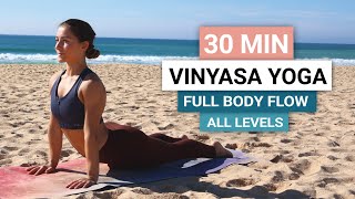 30 Min Vinyasa Yoga Flow  Full Body Yoga for All Levels [upl. by Airat]