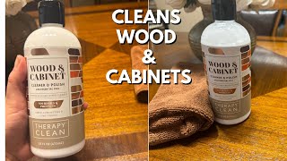 Therapy Wood Cleaner amp Polish  PlantBased Furniture amp Cabinet Conditioner SMELLS AMAZING [upl. by Eixid931]