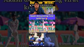 Akash deep with Virat Kohli bat 🔥💯 akashdeep viratkohli sixhitting shorts [upl. by Conni]