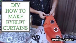 How To Make Eyelet Curtains [upl. by Coster]