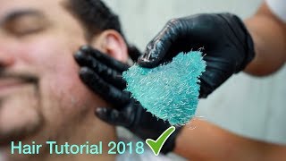 Best Unwanted Hair Removal Full Face Waxing  Curly Hair Straightening Tutorial  Episode 17 [upl. by Ecnesse]