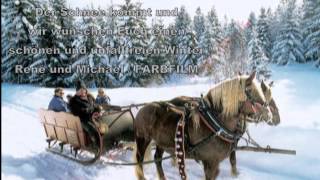 Jingle Bells  Schlittenfahrt im Schnee  FARBFILM wünscht euch eine schöne Winterzeit [upl. by Aicnorev77]