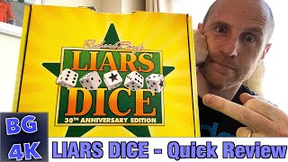 Liars Dice  Boardgames 4K Review  Still Worth It [upl. by Dickey]