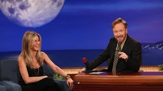 Jennifer Aniston Interview Part 01  Conan on TBS [upl. by Ainnos]