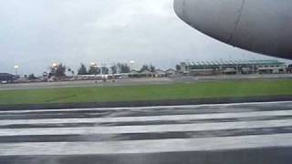 TAB Caribbean Airlines Dash 8 Takeoff Crown Point Tobago Bombardier [upl. by Shepperd520]