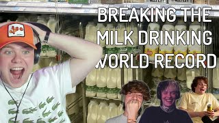 BREAKING THE MILK DRINKING WORLD RECORD w MaxGGs Billzo and Tubbo  AverageArchive [upl. by Anneh961]