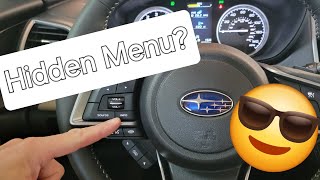 Hidden Menu amp Options2024 Subaru Forester Menu set up [upl. by Alaikim955]