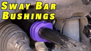 How To Replace Sway Bar Bushings [upl. by Rahmann783]