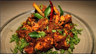 Mangalorean Coconut Dry Chicken RecipeSouth Indian Sukka Chicken Recipe [upl. by Eellah]