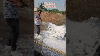 Air foaming with NR car wash shampoo nittorai carwash automobile chaincleaner [upl. by Jamin]