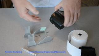 Ingenico ICT220 ICT250 Thermal Paper Adapter Demonstration Video TPMore [upl. by Stone]