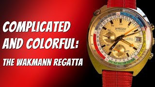 The complicated and colorful Wakmann Regatta wristwatch [upl. by Molohs]