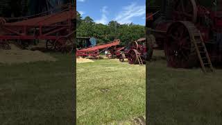 Weeting Steam Rally  Steam Engine Straw Baler [upl. by Alleunamme]