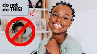 Detailed How to Bantu Knot Out on 4C Natural Hair  do NOT do THIS [upl. by Maguire]