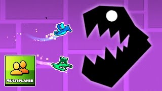 GEOMETRY DASH MULTIPLAYER BUT  Feat  Mulpan [upl. by Triplett]