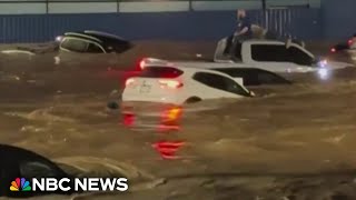 At least 2 dead hundreds rescued after severe flash flooding in New Mexico [upl. by Ayouqes491]