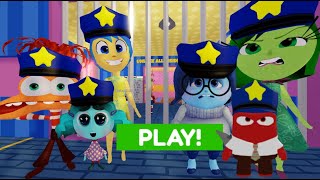 EMOTIONS POLICE FAMILY PRISON RUN ESCAPE Scary Obby roblox [upl. by Juliane]