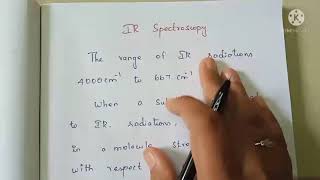 IR spectroscopy in tamil [upl. by Noled108]