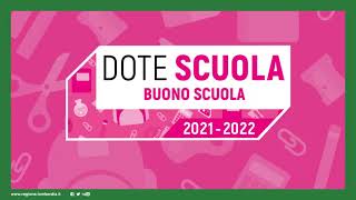 Dote scuolaBuono scuola video tutorial per la presentazione della domanda [upl. by Nedaj]