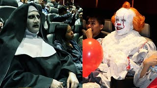 FUNNIEST Scare Pranks COMPILATION  Pennywise VS Valak Whos Scarier [upl. by Esilrac]