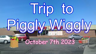 Trip to Piggly Wiggly October 7th 2023😎☕ [upl. by Leidgam]