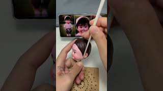 Creating a Cute Boy Clay Sculpture  Watch the Process [upl. by Janik]