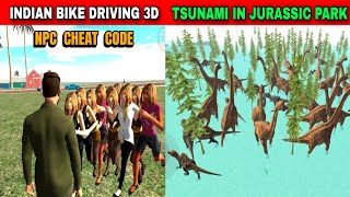 Tsunami in Jurassic Park  Funny Gameplay Indian Bikes Driving 3d 🤣🤣 [upl. by Browning]