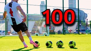 100 Free Kicks in 5min  Football ASMR Compilation [upl. by Imis]