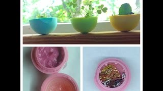 DIY 3 ways to reuse your EOS lip balm container [upl. by Dhu]