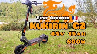 Test Officiel KuKirin G2  Tout savoir sur la trottinette électrique toutterrain [upl. by Anikas]