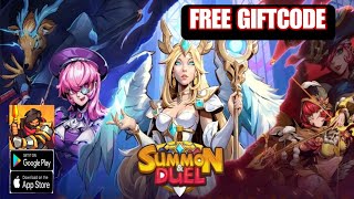 Summon amp Duel Gameplay  Free Giftcode  Strategy Game Android [upl. by Santini]