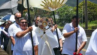 MauiLanai Vicariate  2024 Eucharistic Procession [upl. by Aihpled]