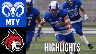 Borregos MTY vs Linces UVM Highlights  Juvenil ONEFA 2024  Final Grupo Jacinto Licea [upl. by Manlove]