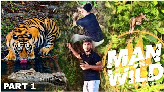 Man vs Wild  part 1  manvswildspoof manvswildhindi youtube [upl. by Ttirb]