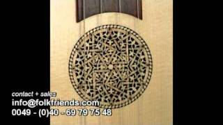 Barockulele Tenor Ukulele mit Lautenkorpus Laute lute body [upl. by Aznecniv]