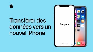 Transférer les données de votre ancien iPhone vers un nouvel iPhone – Assistance Apple [upl. by Hardman]