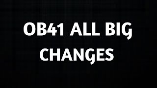 OB41 UPDATE ALL BIG CHANGES😱IN FREE FIRE AFTER OB41 UPDATE❤️100 CONFIRM RETURN🤔ALL UPCOMING CHANGES [upl. by Ellesig]