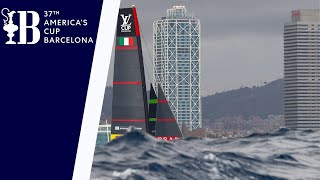 America’s Cup Highlights INEOS Britannia comfortably defeats Luna Rossa who is on the ropes 64 [upl. by Filide]