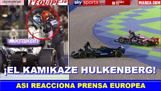 🔥 ASI REACCIONA PRENSA EUROPEA a CHOQUE de FRANCO COLAPINTO GP QATAR FORMULA 1 [upl. by Old]