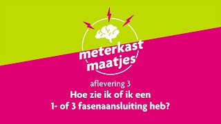 Hoe zie ik of ik een 1 of 3 fasenaansluiting heb  Meterkast Maatjes  Afl 3 [upl. by Alvinia]