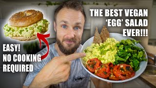 The Best Vegan Egg Salad  Easy Quick amp High in Protein [upl. by Harrow]