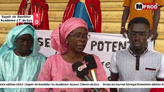 Finale du tournoi Sénégal Potentiels édition 2024 Espoir de Bambilor Vs Académie Jeunes Talents Eco [upl. by Wyly]