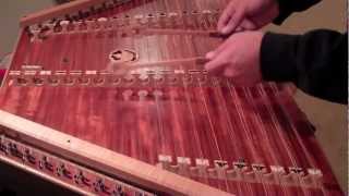 quotO Holy Nightquot on Solo Hammered Dulcimer [upl. by Kcerb865]