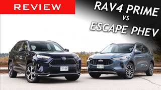 Comparison 2024 Toyota Rav4 Prime vs 2024 Ford Escape PHEV [upl. by Ived413]