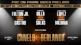 PBC on PRIME VIDEO PRELIMS  CaneloBerlanga [upl. by Ezeerb]