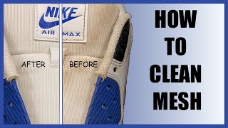 How to Clean Mesh on Sneakers With Household Items [upl. by Grefer]