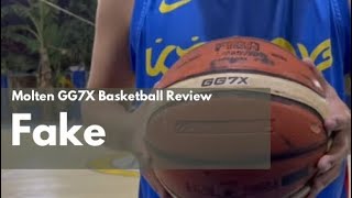 Fake Molten GG7X ok ba pangbasketball review after 1 year [upl. by Ermentrude933]