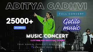 Aditya Gadhvi KAVIRAJ Live Concert In Vadodara 2024  Folk Music  Vlog 25 AdityaGadhvi [upl. by Awad]