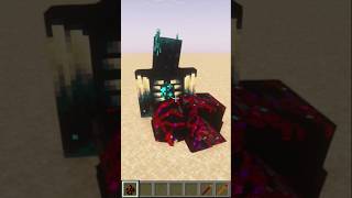 Minecraft friendly warden vs warden fightminecraft gaming gameplay trending viralvideo shorts [upl. by Scammon]